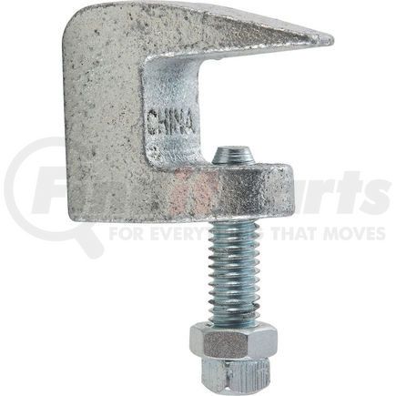 713125 by GLOBAL INDUSTRIAL - Global Industrial 3/8" Rod Size Beam Clamp, Electro-Galvanized Steel