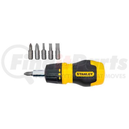 66-358 by STANLEY - Stanley 66-358 7 PC. Stubby Phillips & Slotted Multi-Bit Ratcheting Screwdriver Set