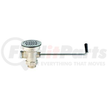 B-3952 by T&S BRASS - T&S Brass B-3952 Waste Valve w/ Twist Handle-Fem.