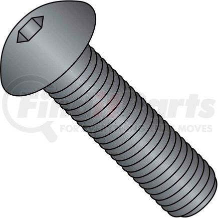 201022 by BRIGHTON-BEST - Button Socket Cap Screw - 6-32 x 1/2" - Steel Alloy - Thermal Black Oxide - FT - UNC - 100 Pk
