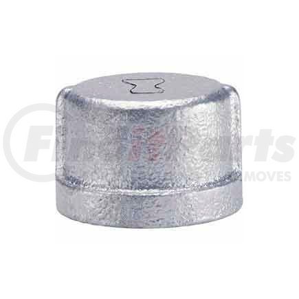 0819900689 by ANVIL INTERNATIONAL - 1-1/2 In Galvanized Malleable Cap 150 PSI Lead Free