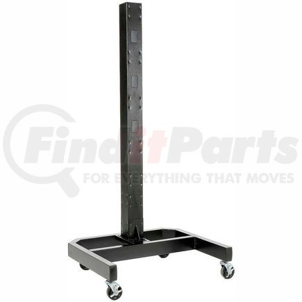 239200BK by GLOBAL INDUSTRIAL - Global Industrial&#8482; 78"H Mobile Post with Caster Base - Black