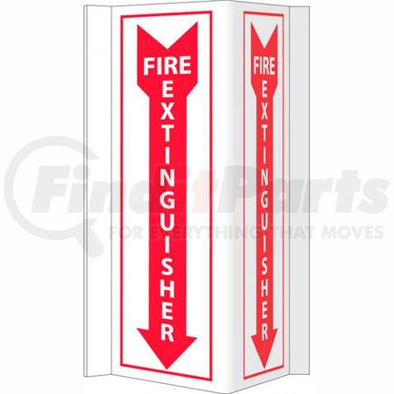 VS42W by NATIONAL MARKER COMPANY - Fire Visi Sign - Fire Extinguisher