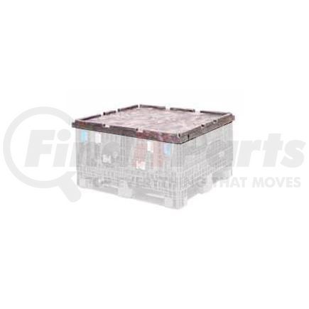 CGP4048BLACK by LEWIS-BINS.COM - ORBIS CGP4048 BulkPak Folding Bulk Shipping Container Lid - 48"L x 40"W Black