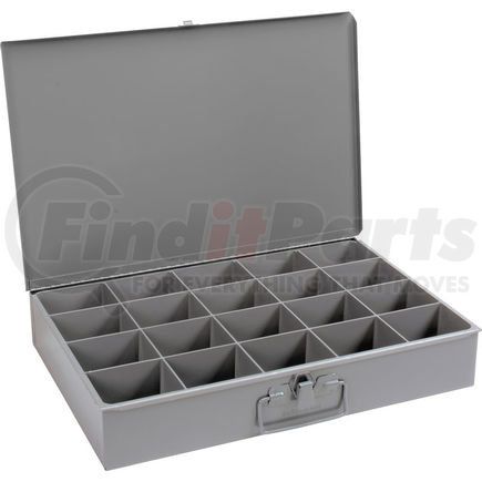 111-95 by DURHAM - Durham Steel Scoop Compartment Box 111-95 - 20 Compartments 18 x 12 x 3