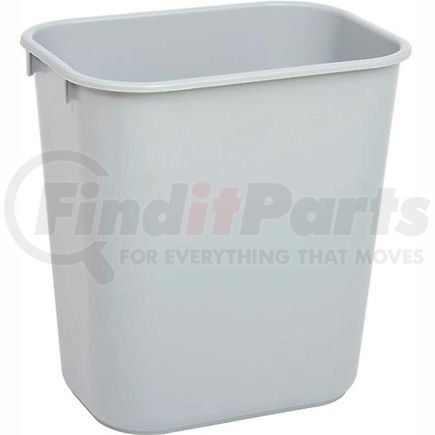 FG295500GRAY by RUBBERMAID - Rubbermaid&#174; Soft Molded Plastic Wastebasket - 13-5/8 Qt.