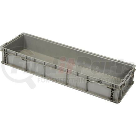 NXO4815-7GRAY by LEWIS-BINS.COM - ORBIS Stakpak NXO4815-7GRAY Plastic Long Stacking Container 48 x 15 x 7-1/2 Gray