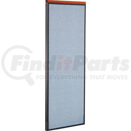 277677BL by GLOBAL INDUSTRIAL - Interion&#174; Deluxe Office Partition Panel, 24-1/4"W x 61-1/2"H, Blue