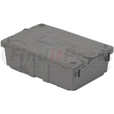 FP08 by LEWIS-BINS.COM - ORBIS Flipak® Distribution Container FP08 - 20-3/5 x 13-1/2 x 6-1/2 Gray