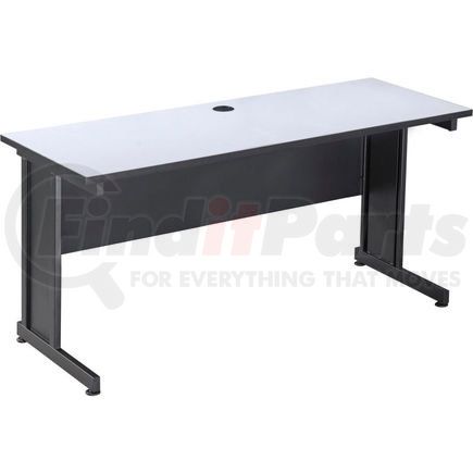 240346GY by GLOBAL INDUSTRIAL - Interion&#174; Rectangular Laminate Desk, 72", Gray