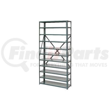 239602 by GLOBAL INDUSTRIAL - Global Industrial&#153; Steel Open Shelving 11 Shelves No Bin - 36x12x73