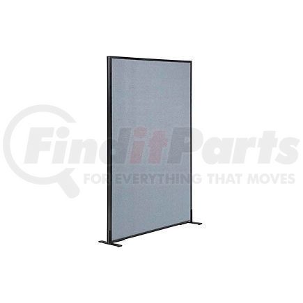 238637FBL by GLOBAL INDUSTRIAL - Interion&#174; Freestanding Office Partition Panel, 48-1/4"W x 60"H, Blue
