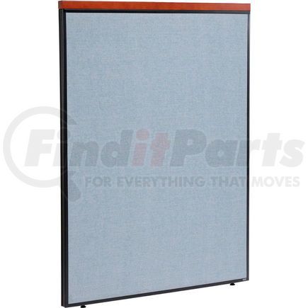 277529BL by GLOBAL INDUSTRIAL - Interion&#174; Deluxe Office Partition Panel, 48-1/4"W x 61-1/2"H, Blue