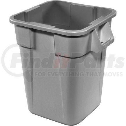 FG353600GRAY by RUBBERMAID - 40 Gallon Square Rubbermaid Brute Waste Receptacles - Gray