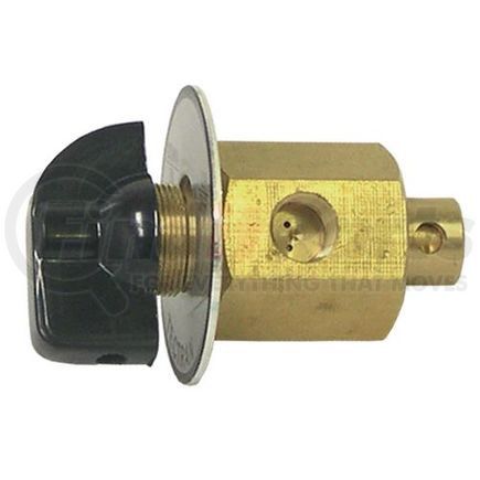 80-1088 by TECTRAN - Air Brake Air Management Unit Switch - Brass, ON/UP and OFF/DOWN, Manual Valve