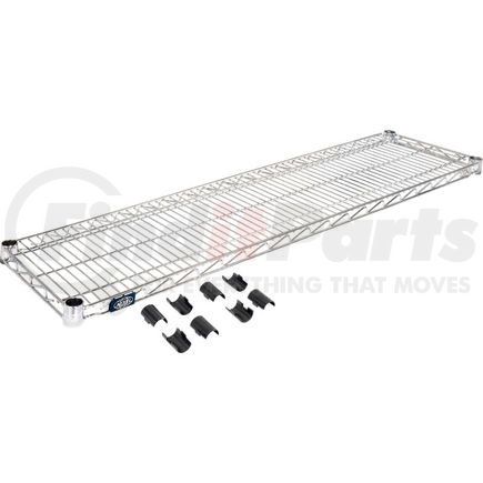 S1248C by GLOBAL INDUSTRIAL - Nexel&#174; S1248C Chrome Wire Shelf 48"W x 12"D