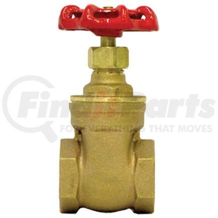 2006-12 by TECTRAN - Shut-Off Valve - Brass, 3/4 inches Pipe Thread, Gate Valve, Female to Female Pipe