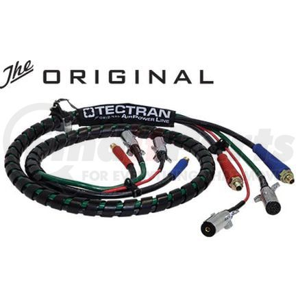 1691351 by TECTRAN - Air Brake Hose and Power Cable Assembly - 13.5 ft., 4-in-1 Single Pole, Single Cable