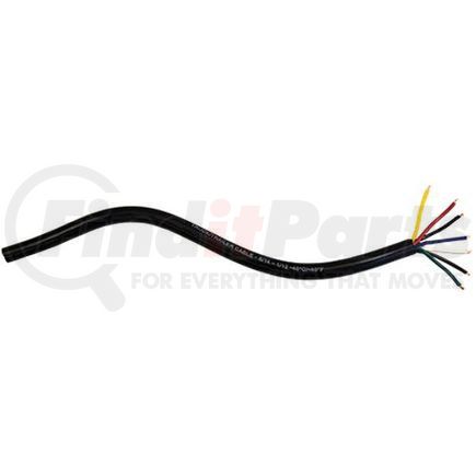 76412V5 by TECTRAN - Gauge Cable - 500 ft., Black, 6/14-1/12 Gauge, V-Line Light Duty, Articflex