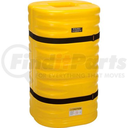 708164YL by GLOBAL INDUSTRIAL - Global Industrial&#8482; Column Protectors, 10" Column Opening, Yellow
