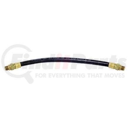 181SW18 by TECTRAN - Air Brake Hose Assembly - 18 in., 1/2 in. Hose I.D, Dual 3/8 in. Swivel Ends