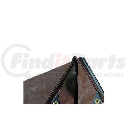 BR10x12 by HARPSTER OF PHILIPSBURG INC. - 10' x 12' Super Heavy Duty 8 oz. Tarp Brown - BR10x12