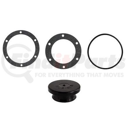 HC-3077 by TECTRAN - Axle Hub Cap - Aluminum, without Ring and Side Plug, Propar Style