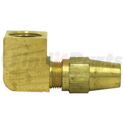 1170-6C by TECTRAN - Air Brake Air Line Elbow - Brass, 3/8 in. Tube Size, 3/8 in. Pipe Thread, Female