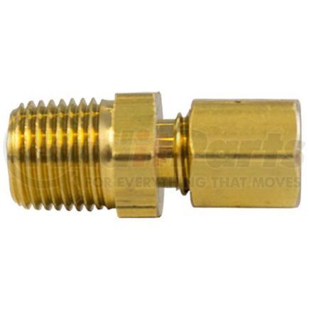 4468111WH by TECTRAN - Compression Fitting - Brass, 1/8 in. Tube Size, 1/16 in. Pipe Thread, Male
