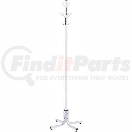 695311 by GLOBAL INDUSTRIAL - Interion&#174; Coat Tree, Silver