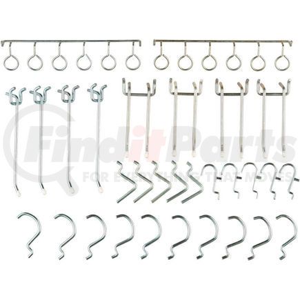 606968 by GLOBAL INDUSTRIAL - Global Industrial&#153; 30 Piece Pegboard Hook Set (Large Hooks)