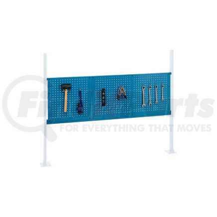 318864BL by GLOBAL INDUSTRIAL - Global Industrial&#153; Panel Kit for 60"W Workbench - 18"W and 36"W Pegboards, Mounting Rail -Blue