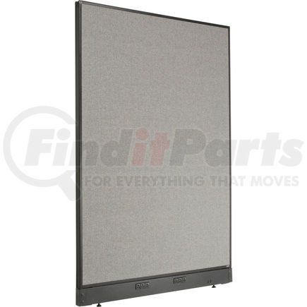 238637EGY by GLOBAL INDUSTRIAL - Interion&#174; Electric Office Partition Panel, 48-1/4"W x 64"H, Gray