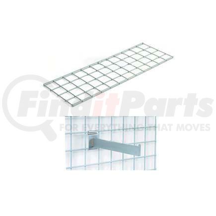 331400 by GLOBAL INDUSTRIAL - Global Industrial&#8482; 48"X12" Wire Shelves With Brackets Package Of 2