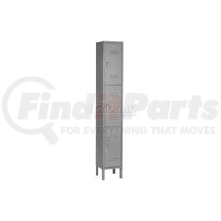 238233GY by GLOBAL INDUSTRIAL - Global Industrial&#153; Paramount&#174; Triple Tier 3 Door Locker, 12"Wx15"Dx24"H, Gray, Assembled
