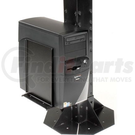 752148BK by GLOBAL INDUSTRIAL - Global Industrial&#8482; Computer CPU/UPS/Power Supply Holder - Black