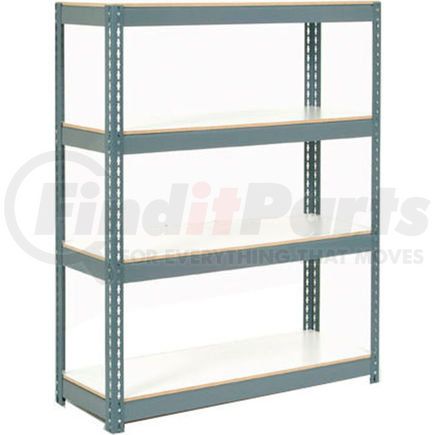 235414GY by GLOBAL INDUSTRIAL - Global Industrial&#153; Extra Heavy Duty Shelving 36Wx24Dx60H 4 Shelves 1500 lbs. Cap. Per Shelf GRY