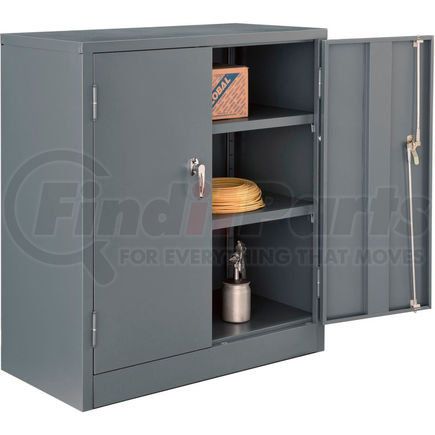 269870GY by GLOBAL INDUSTRIAL - Global Industrial&#8482; Counter Height Cabinet Easy Assembly 36x18x42 Gray