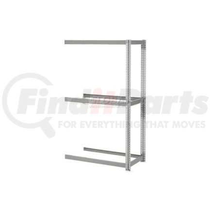 785533GY by GLOBAL INDUSTRIAL - Expandable Add-On Rack 96"W x 36"D x 84"H With 3 Levels No Deck 800 Lb Cap Per Level - Gray