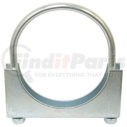 MUC175R by TECTRAN - Exhaust Muffler Clamp - 1-3/4 in. O.D, Zinc Plated, Saddle Type, with U-Bolt and Band
