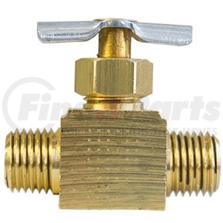 3122-A by TECTRAN - Shut-Off Valve - Brass, 1/8 inches Male, Male Pipe Double