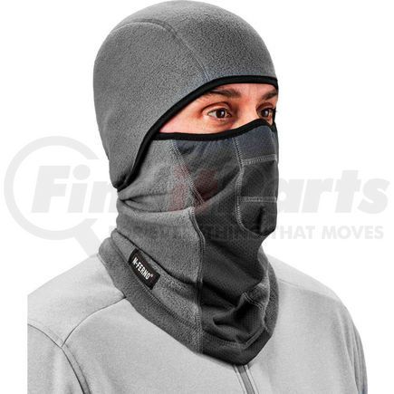 16835 by ERGODYNE - Ergodyne&#174; N-Ferno&#174; 6823 Balaclava Face Mask, Wind-Proof, Hinged, Gray