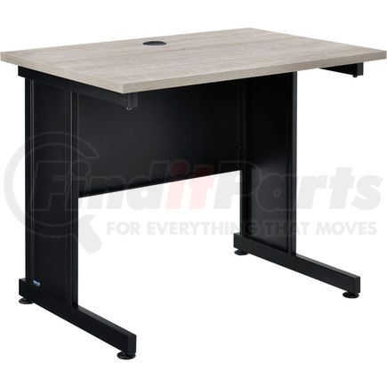 249012ARGY by GLOBAL INDUSTRIAL - Interion&#174; 36" Desk - Rustic Gray