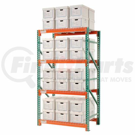 258192N by GLOBAL INDUSTRIAL - Global Industrial&#8482; Record Storage Rack Starter Letter Legal 48"W x 36"D x 96"H