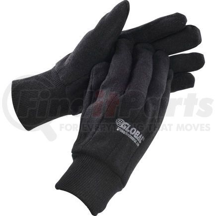 708356L by GLOBAL INDUSTRIAL - Global Industrial&#8482; Cotton Jersey Gloves, Brown, Men's, 1-Dozen