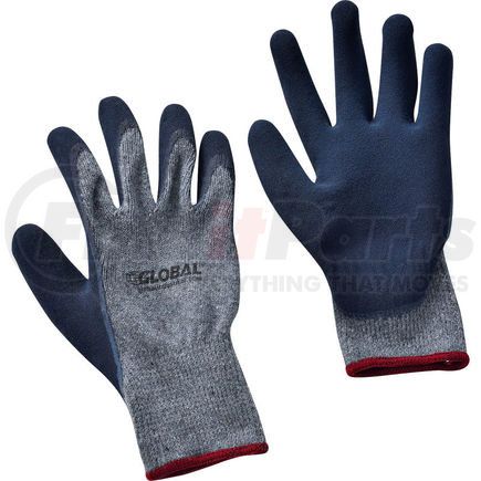 708349S by GLOBAL INDUSTRIAL - Global Industrial&#153; Ultra-Grip Foam Latex Coated Gloves, Poly/Cotton Knit, Black/Gray, SML, 1PR