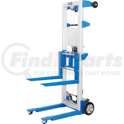 989053 by GLOBAL INDUSTRIAL - Global Industrial&#153; Lightweight Hand Operated Lift Truck, 400 Lb. Capacity Fixed Legs
