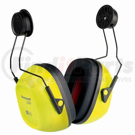 1035200-VS by NORTH SAFETY - Honeywell Verishield&#153; Hard Hat Mounted Ear Muff, Dieletric, 23 dB, Black/Yellow