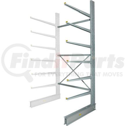 320825A by GLOBAL INDUSTRIAL - Global Industrial&#153; Single Sided HD Add-On Cantilever Rack Unit, 72"W x 58"Dx12'H, No Lip