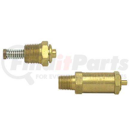 TV31200 by TECTRAN - Air Brake Safety Valve - 1/4 in. NPT Thread, 150 psi Pressure Relief Setting